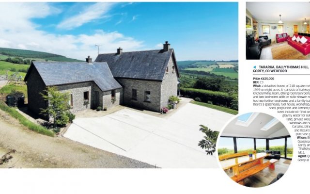 ‘On The Market’.  Sunday Business Post: Property Plus. 12/07/20.